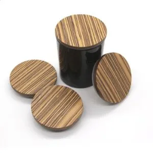 Tapa de vela de fusta