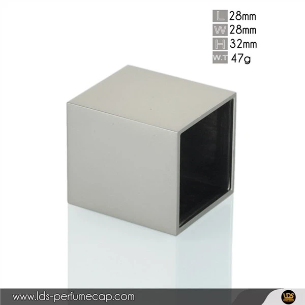 Gorra de perfum quadrada d'aliatge de zinc
